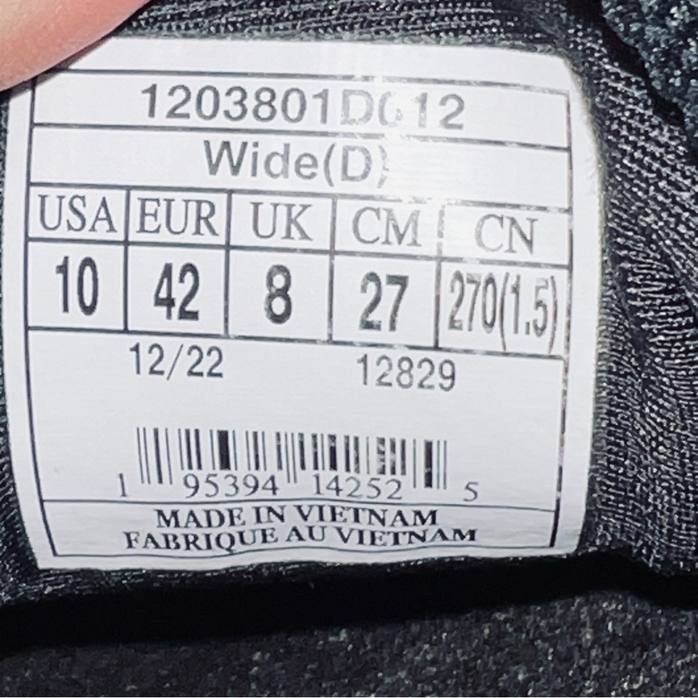 Brooks Ghost 15 Running Athletic Sneakers Shoes US 10 M Black Silver/Gray - Picture 9 of 10